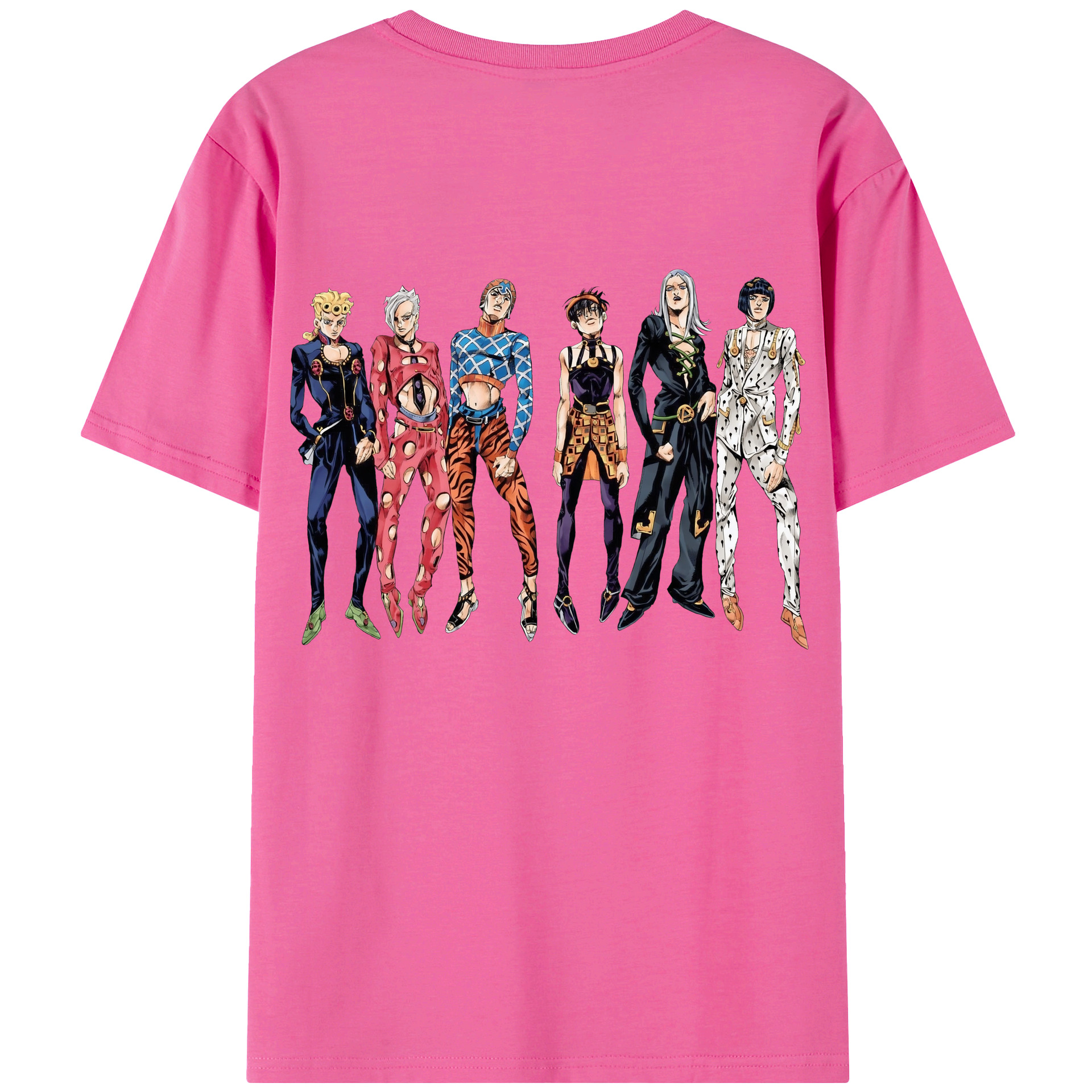 （画像用） ジョジョの奇妙な冒険 JoJo's Bizarre Adventure レディース半袖Tシャツ(バックプリント)